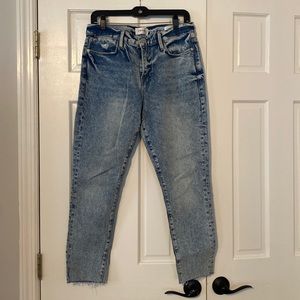Frame Le High Skinny Crop jeans